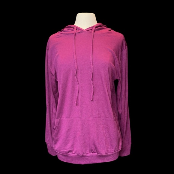Unbranded | Lightweight Hooded Pullover | Magenta | XL - Picture 2 of 7